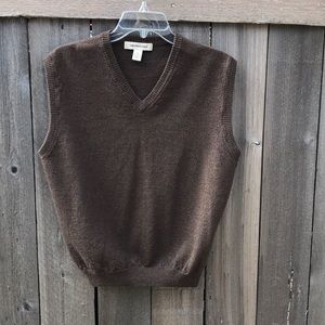 Pronto Uomo men’s brown sweater vest